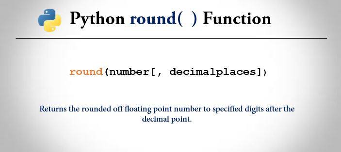 How To Round Numbers In Python Rounding to