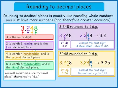 tonne meter how to set number of decimals