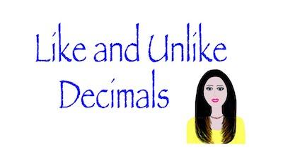 convert-unlike-decimals-to-like-decimals