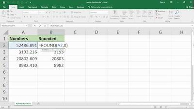Excel-ROUND-function