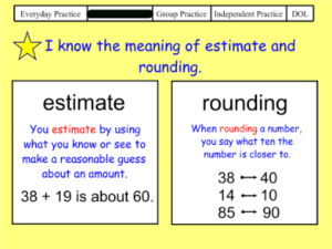 rounding and estimation problem solving